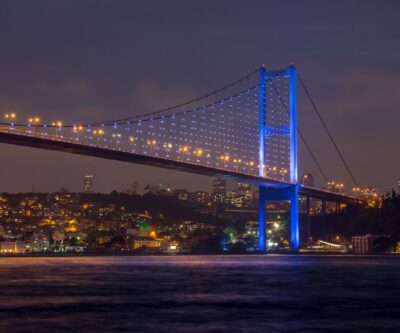 Bosporus Brücke in Istanbul, Türkei